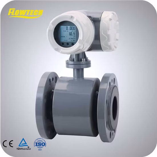 Magnetic Flow Meter Clamp Electromagnetic Flowmeter Modbus Water Flow Meter