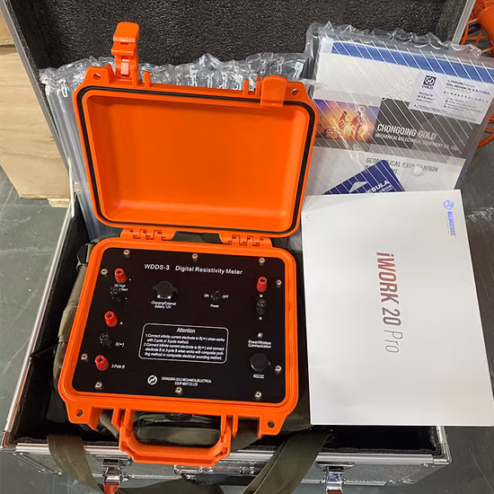 Untergrundwasserdetektor 2D Geophysikalische Ausrüstung Vertikales elektrisches Sondierungsterrameter